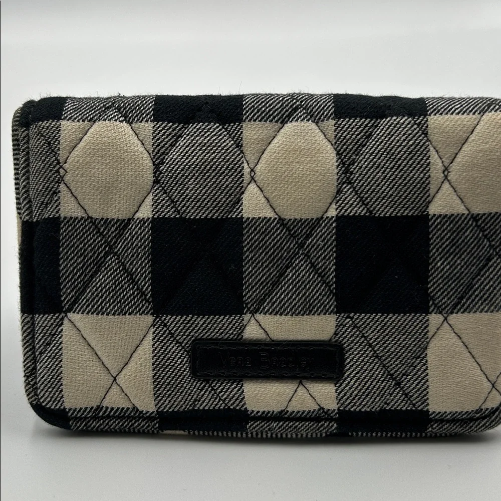 Vera Bradley Black and Cream Wallet with Chain - Picture 5 of 6